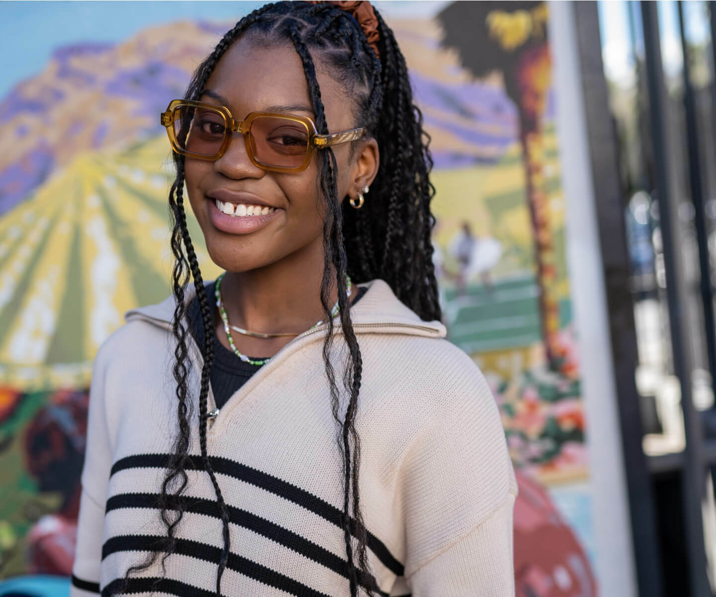 Girl with sunglasses